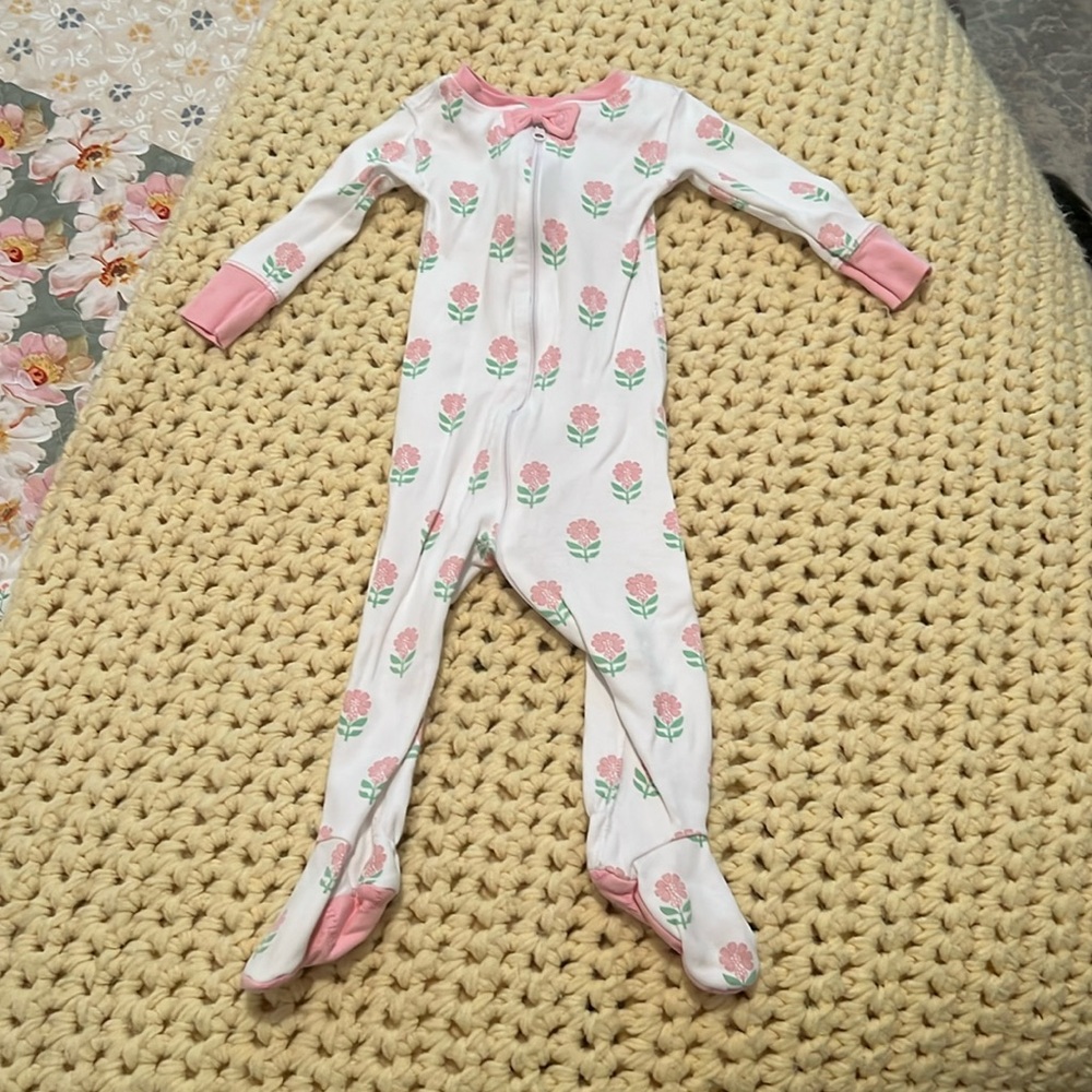 TBBC Floral Footie Sleeper Noelle’s Night Night